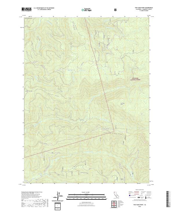 USGS Topographic Map – Tish Tang Point