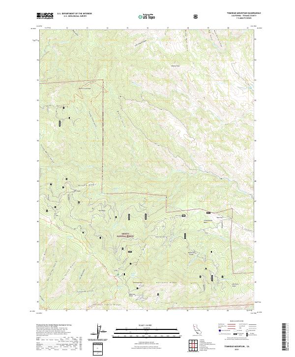 USGS Topographic Map – Tomhead Mountain