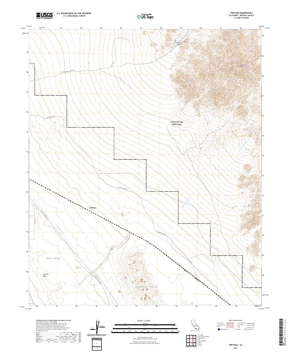 USGS Topographic Map – Tortuga
