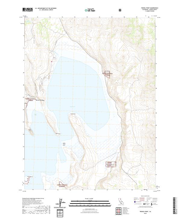 USGS Topographic Map – Troxel Point