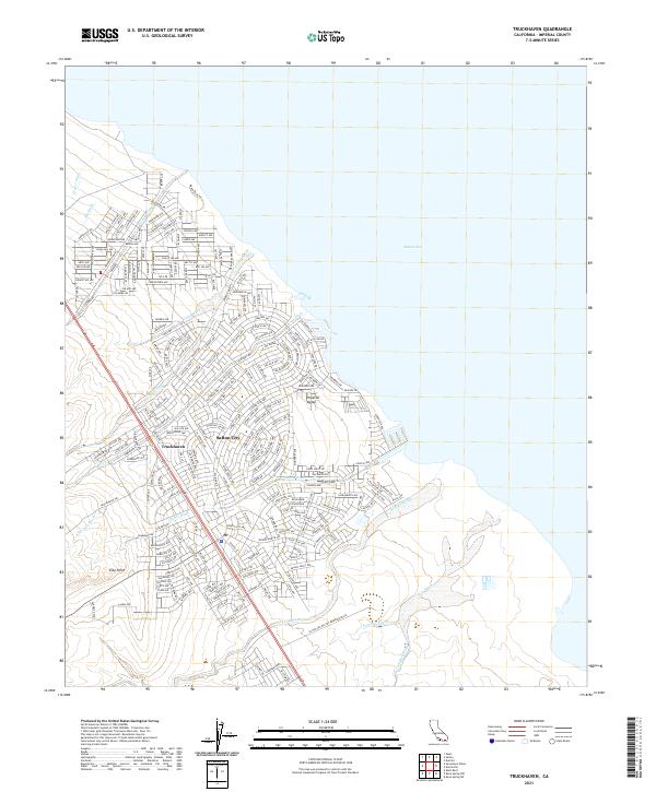 USGS Topographic Map – Truckhaven