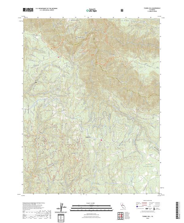 USGS Topographic Map – Tunnel Hill