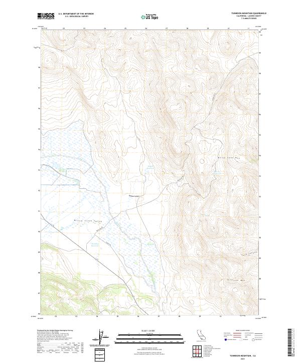 USGS Topographic Map – Tunnison Mountain