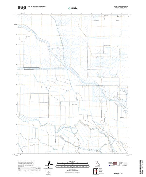 USGS Topographic Map – Turner Ranch