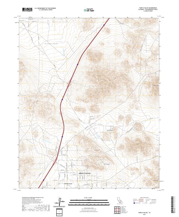 USGS Topographic Map – Turtle Valley