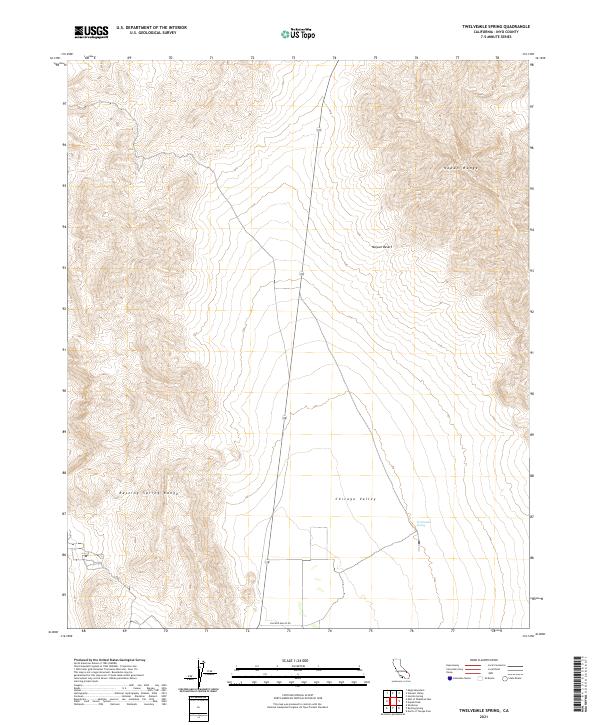 USGS Topographic Map – Twelvemile Spring