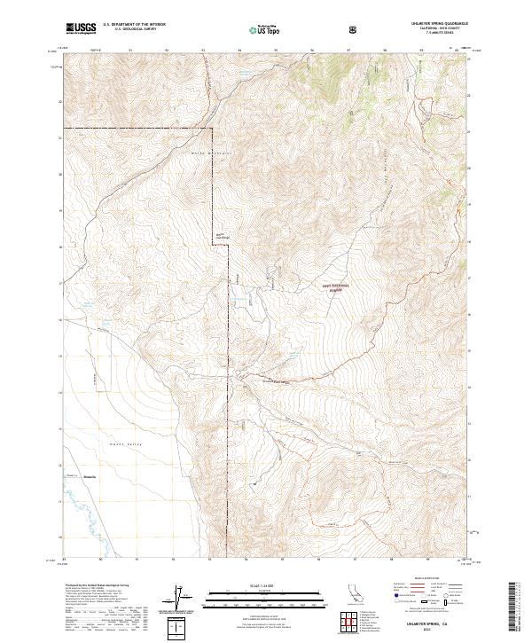 USGS Topographic Map – Uhlmeyer Spring