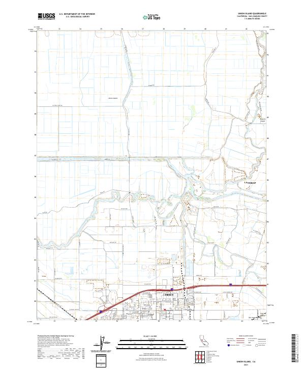 USGS Topographic Map – Union Island
