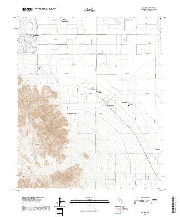 USGS Topographic Map – Valerie