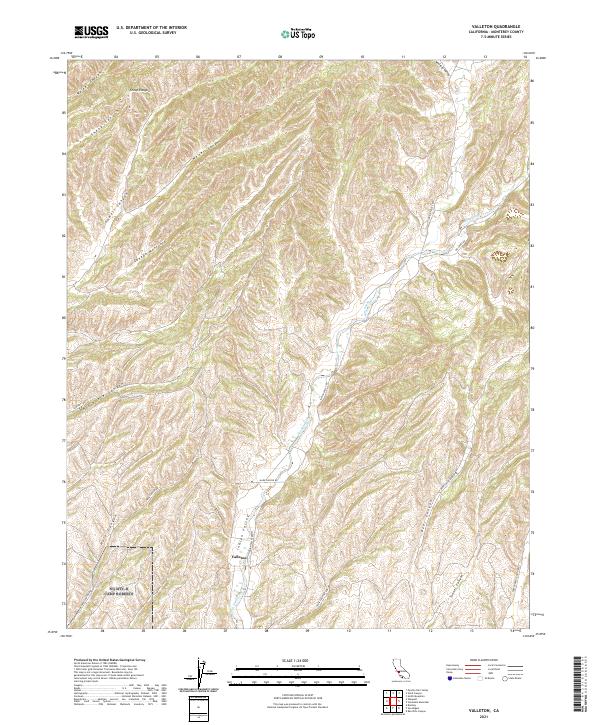 USGS Topographic Map – Valleton