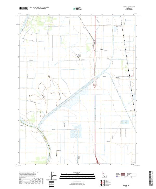 USGS Topographic Map – Verona