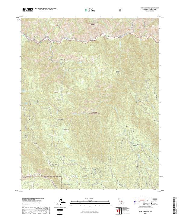 USGS Topographic Map – Verplank Ridge