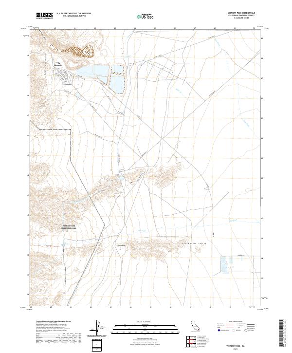 USGS Topographic Map – Victory Pass