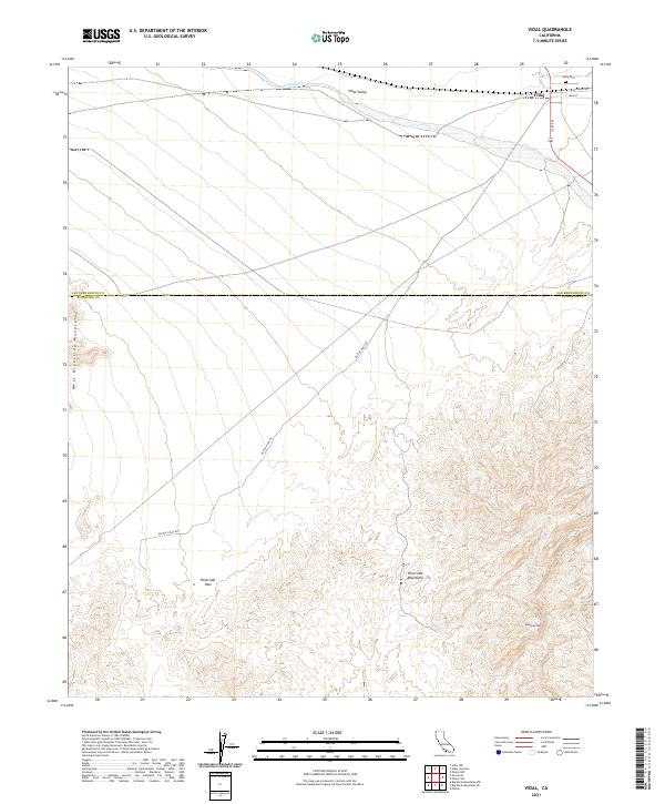 USGS Topographic Map – Vidal