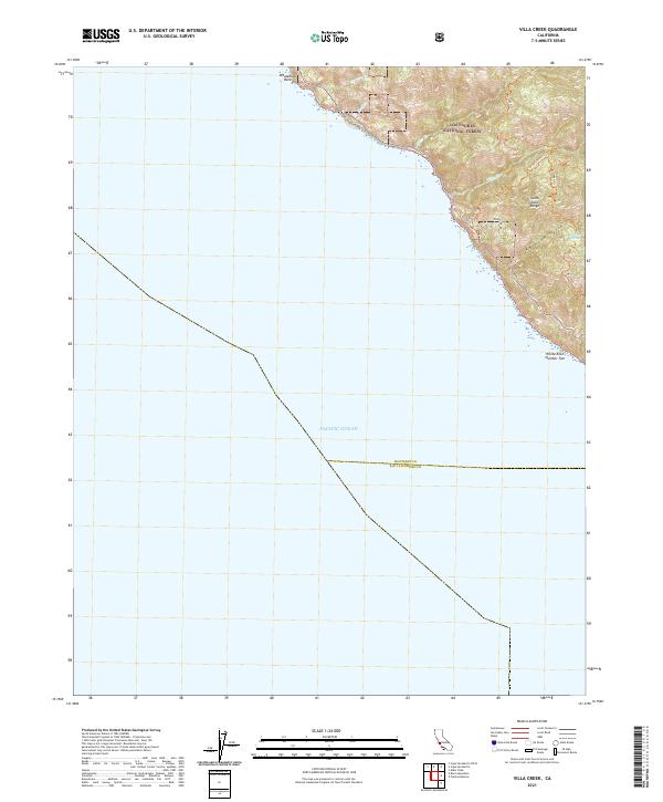 USGS Topographic Map – Villa Creek