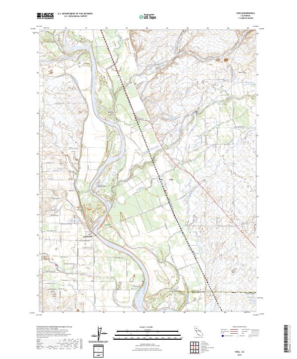 USGS Topographic Map – Vina