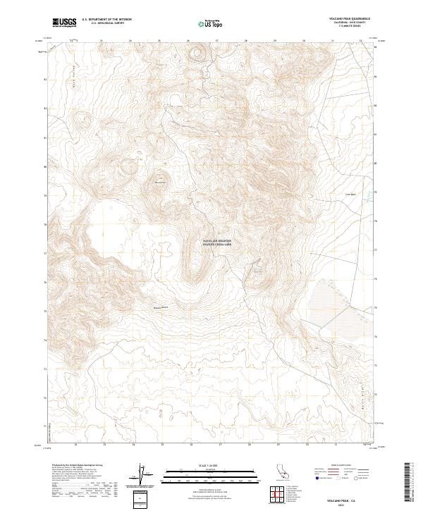 USGS Topographic Map – Volcano Peak