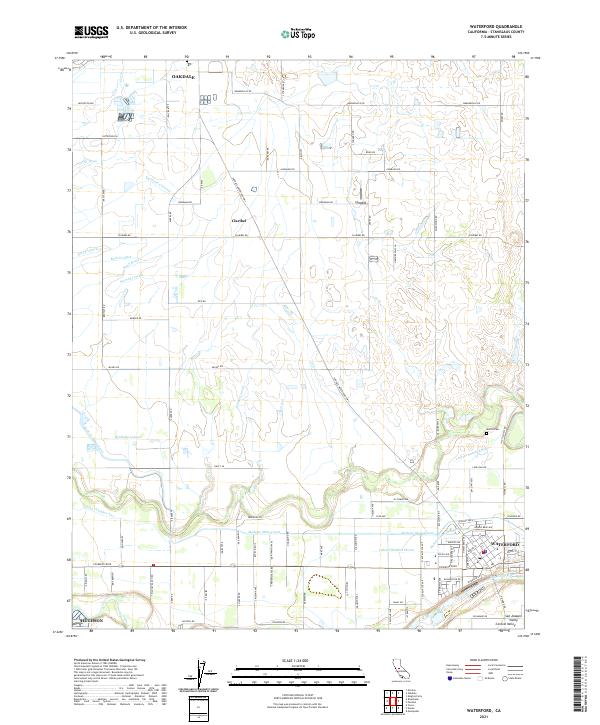 USGS Topographic Map – Waterford