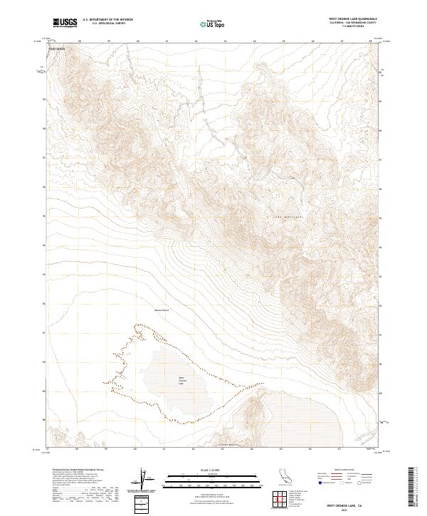 USGS Topographic Map – West Cronise Lake