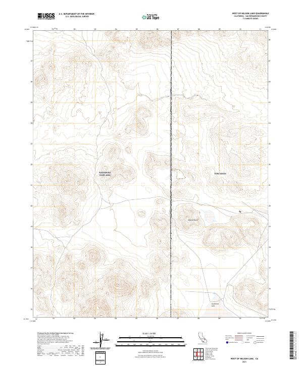 USGS Topographic Map – West of Nelson Lake