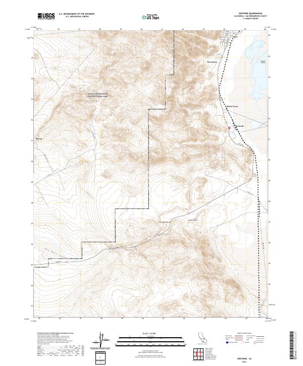 USGS Topographic Map – Westend