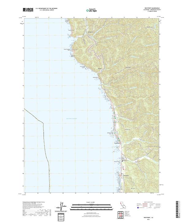 USGS Topographic Map – Westport