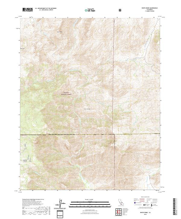 USGS Topographic Map – White Dome