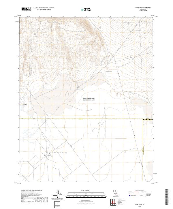 USGS Topographic Map – White Hills