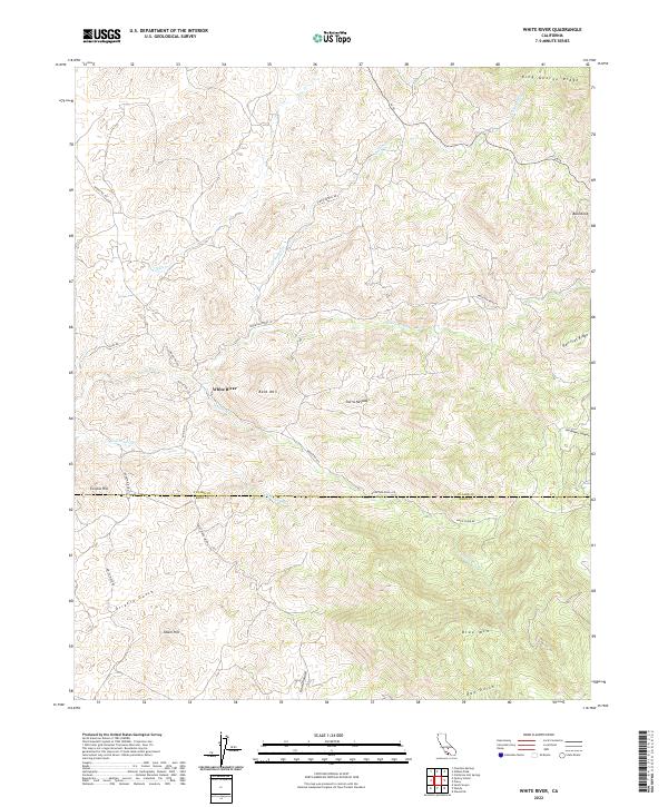 USGS Topographic Map – White River