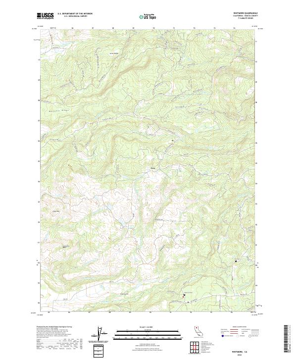 USGS Topographic Map – Whitmore