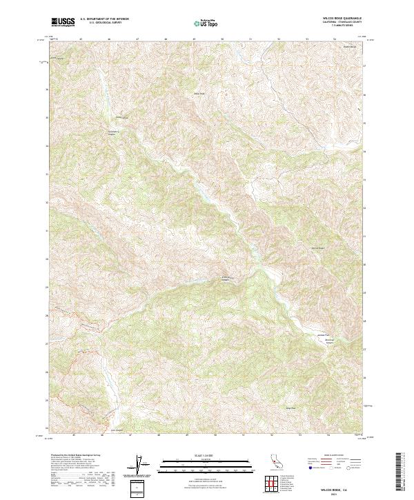 USGS Topographic Map – Wilcox Ridge
