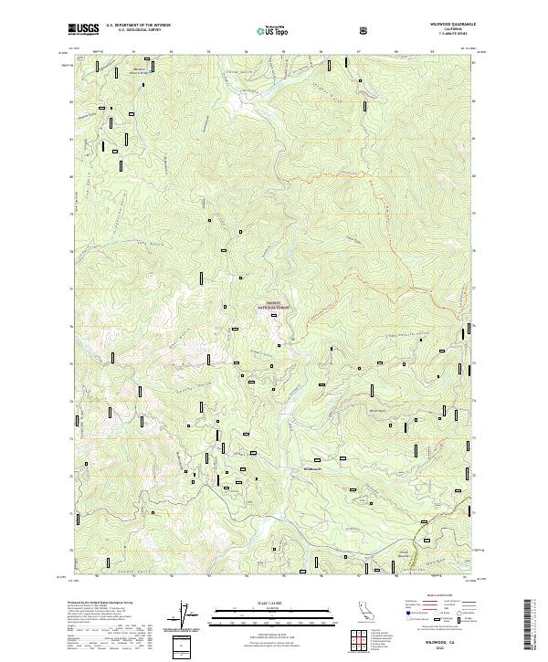 USGS Topographic Map – Wildwood