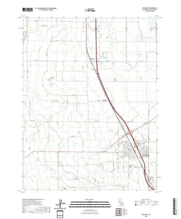 USGS Topographic Map – Williams