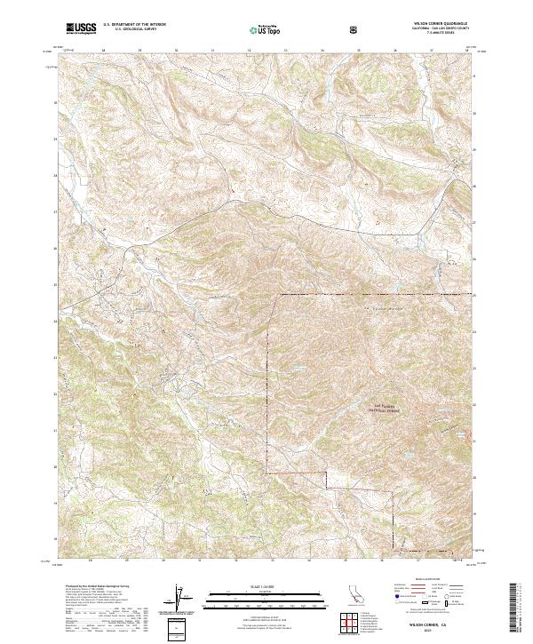 USGS Topographic Map – Wilson Corner