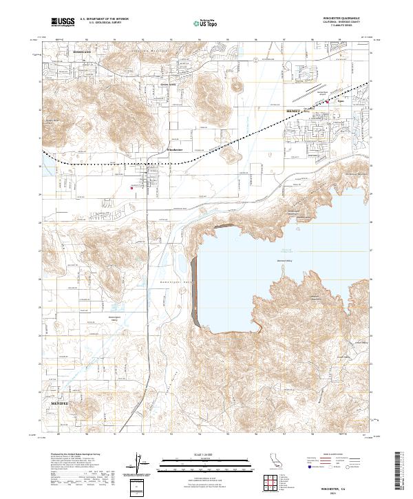 USGS Topographic Map – Winchester