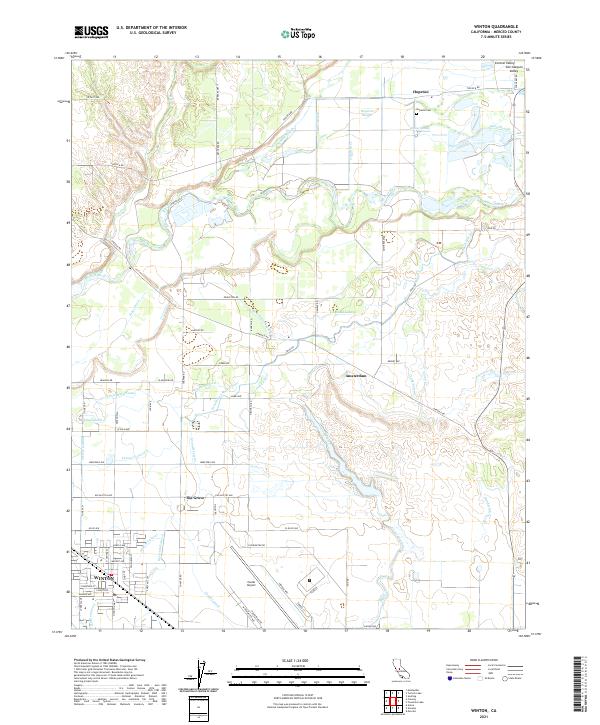 USGS Topographic Map – Winton