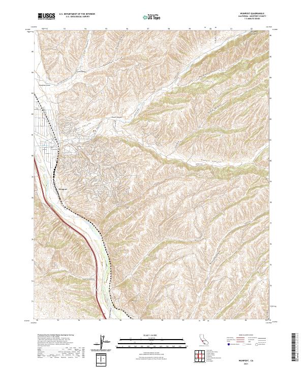 USGS Topographic Map – Wunpost