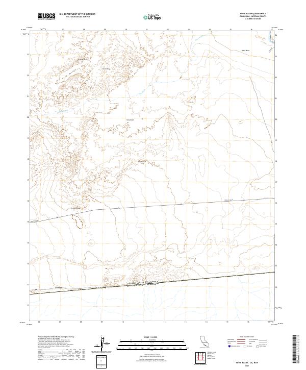 USGS Topographic Map – Yuha Basin