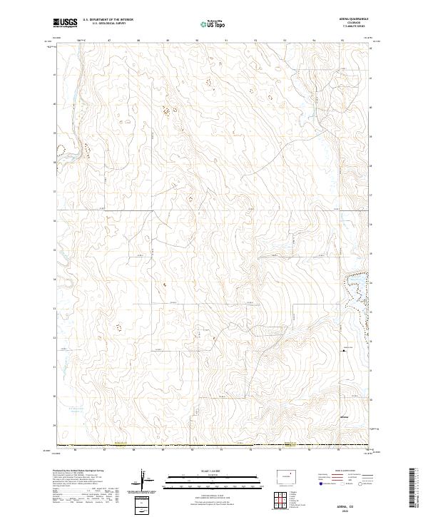 USGS Topographic Map – Adena