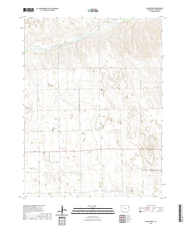 USGS Topographic Map – Adler Creek