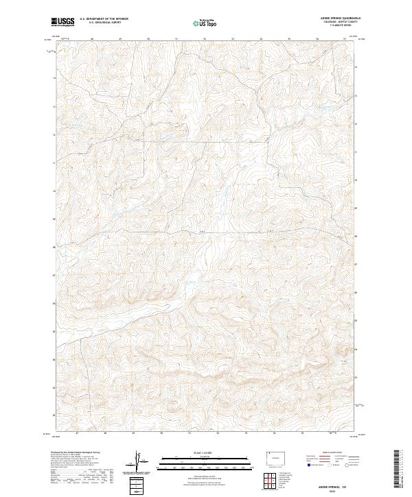 USGS Topographic Map – Adobe Springs