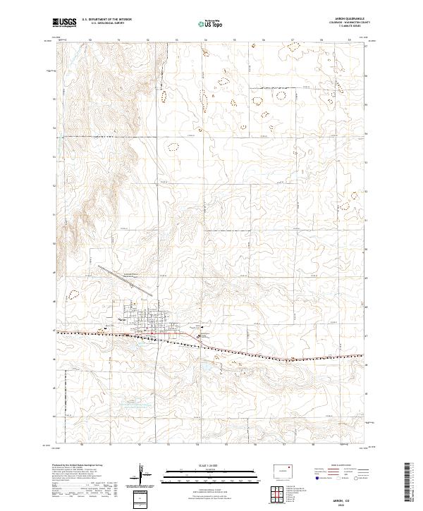 USGS Topographic Map – Akron