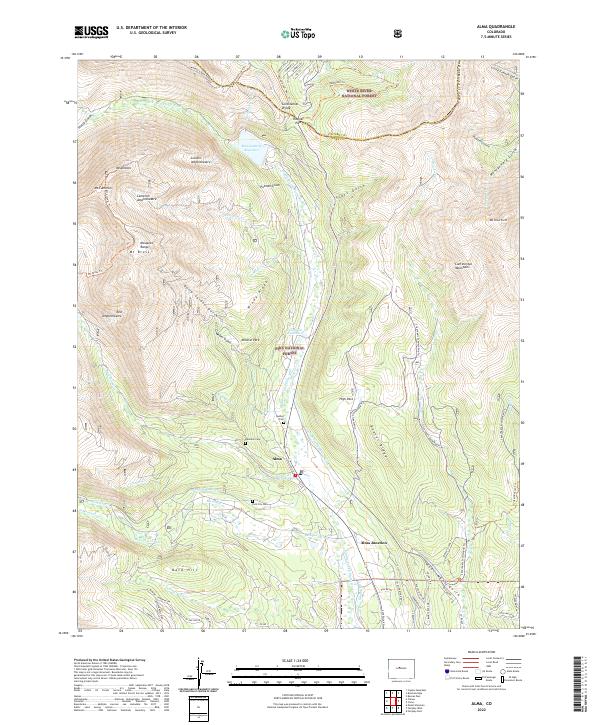 USGS Topographic Map – Alma
