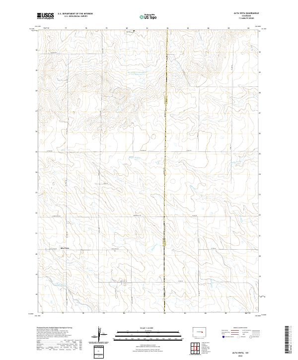 USGS Topographic Map – Alta Vista