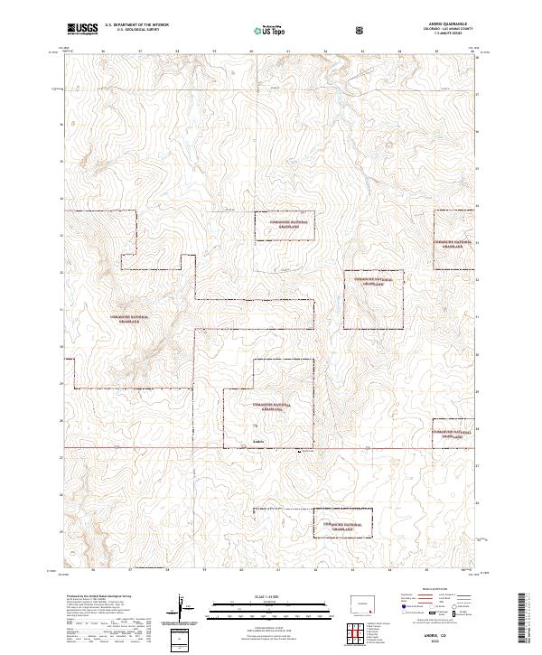 USGS Topographic Map – Andrix
