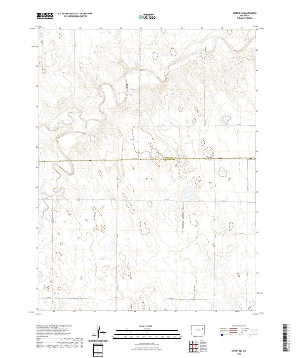 USGS Topographic Map – Anton SE