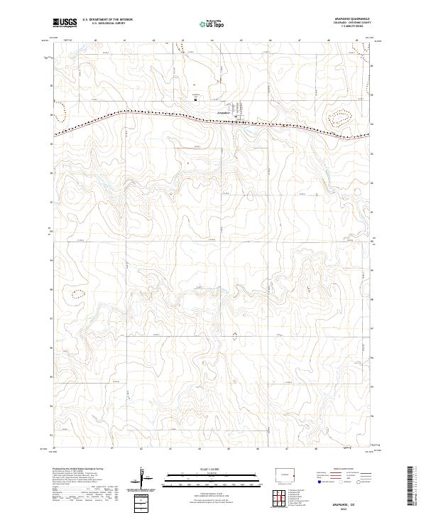 USGS Topographic Map – Arapahoe