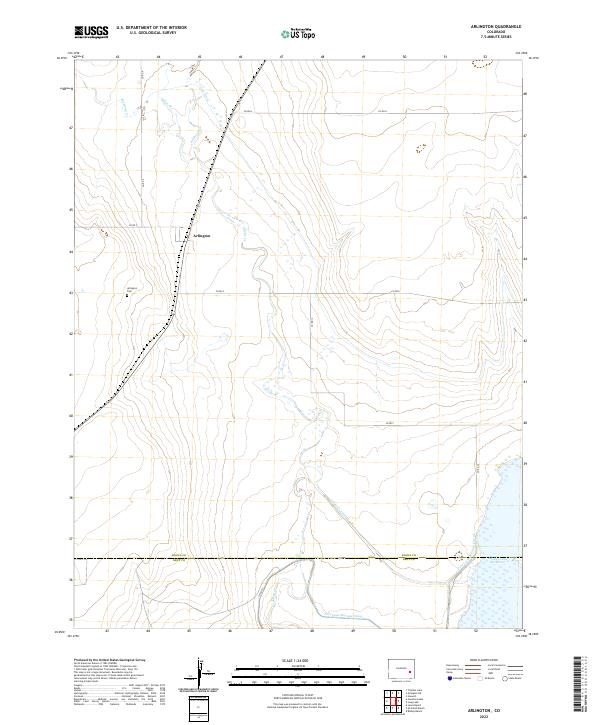 USGS Topographic Map – Arlington