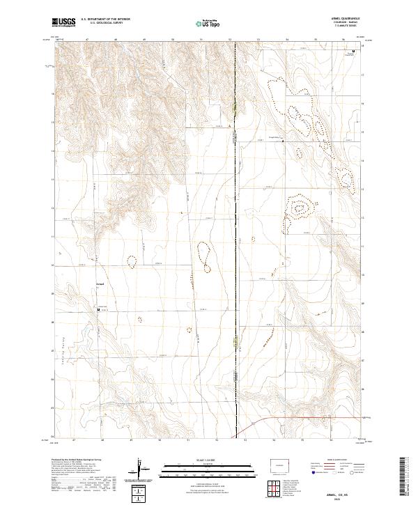 USGS Topographic Map – Armel