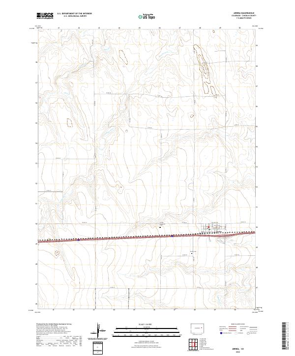 USGS Topographic Map – Arriba